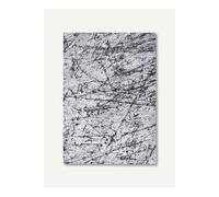Design stellaire - Tapis contemporain Mad Men - Blanc cosmique - 80 x 150 CM