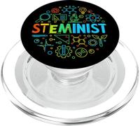 Design Steminist Rond créatif pour Les Amateurs de Science PopSockets PopGrip pour MagSafe