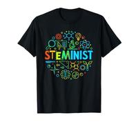 Design Steminist Rond créatif pour Les Amateurs de Science T-Shirt