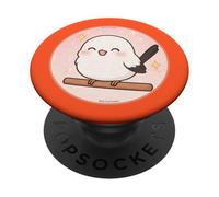 Design Super Mignon Shima Enaga « Fée des neiges Japonaise » PopSockets PopGrip Adhésif