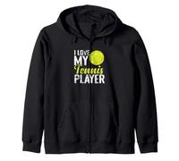 Design Supporter I Love My Tennis Player Sweat à Capuche