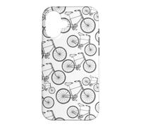 Design sur Le thème du Cyclisme avec Art Minimaliste du vélo Coque pour iPhone 16