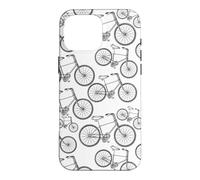 Design sur Le thème du Cyclisme avec Art Minimaliste du vélo Coque pour iPhone 16 Pro Max