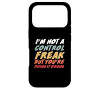 Design SVG Amusant de I'm Not A Control Freak But Coque pour iPhone 17 Pro