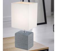 Design Table Éclairage Blanc Travail Chambre Interrupteur Cube Céramique Lampe