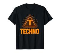 Design Techno Industriel coloré pour Lignes de Basse analogiques T-Shirt