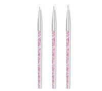 Design tendance durable multifonction ultra fin tête ovale UV gel brosse manche nail art pinceau ensemble manucure outil nail art dessin stylo stylo nail liner stylo stylo stylo violet