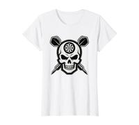 Design tête de Mort pour Les Joueurs avec Humour T-Shirt Graphique avec Valeur