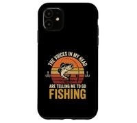 Design The Voices in My Head are Telling Me to Go Fishing Coque pour iPhone 11