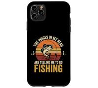 Design The Voices in My Head are Telling Me to Go Fishing Coque pour iPhone 11 Pro Max