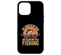 Design The Voices in My Head are Telling Me to Go Fishing Coque pour iPhone 12 Pro Max