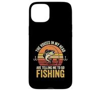 Design The Voices in My Head are Telling Me to Go Fishing Coque pour iPhone 15 Plus