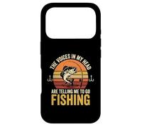 Design The Voices in My Head are Telling Me to Go Fishing Coque pour iPhone 17 Pro