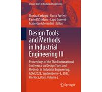 Design Tools And Methods In Industrial Engineering Iii