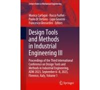 Design Tools And Methods In Industrial Engineering Iii