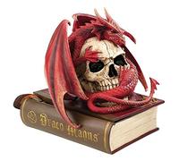 Design Toscano Boîte sculpturale de Contemplation du Dragon de Sang