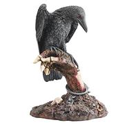 Design Toscano CL54062 Statue de Zombie Servant de Perche à Un Corbeau Multicolore 15 x 19 x 26,5 cm