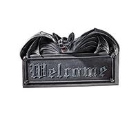 Design Toscano CL6358 Sculpture Murale Représentant Le Salut de Bienvenue de la Chauve-Souris Vampire, Gris, 5 x 26.5 x 14 cm