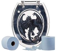 Design Toscano Dragons Trône Abattant de WC