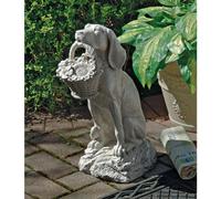 Design Toscano EU1379 Meilleur ami d'homme Statue de Chien Bronze 32 x 21,5 x 48,5 cm