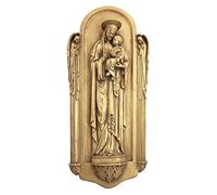 Design Toscano EU34562 Il Virgin Benedetto di Turin Sculpture Murale Or 6,5 x 20,5 x 44,5 cm