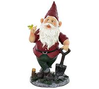 Design Toscano EU90015 Garden Gnome Statue - Birdy et Spader le jardin Gnome - Pelouse Gnome