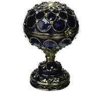 Design Toscano FH0319 Palais Royal Œufs Emaillés Style Romanov Peterhof, Émail, 6.5 x 6.5 x 10 cm
