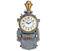 Design Toscano Horloge Murale sculpturale Casey Jones en résine Marron 5 x 9 x 16 cm