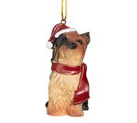 Design Toscano JH576319 Décorations de Noël - Yorkie Noël Ornements de vacances pour chiens
