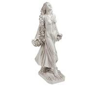 Design Toscano KY47018 Flora Statue de la Divine patronne de Jardin Blanc cassé 37 x 37 x 77,5 cm