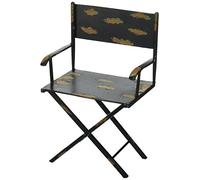 Design Toscano MH01257 Sculpture de Chaise de réalisateur Rouge 11,5 x 16,5 x 26,5 cm