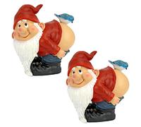 Design Toscano moyen Loonie Moonie Gnomes: Ensemble de 2