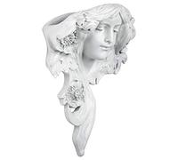 Design Toscano NG302815 Le Etoile Sculpture murale Blanc cassé 14 x 33 x 38 cm