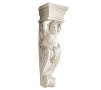 Design Toscano NG30594 Sculpture murale de Télamon Blanc Cassé 18 x 21,5 x 72,5 cm