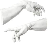 Design Toscano NG33059 Sculptures murales Blanc Cassé 7,5 x 42 x 16,5 cm