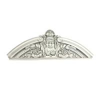 Design Toscano NG34244 Fronton mural sculpté de Prométhée le Titan rebelle Blanc Cassé 6,5 x 78,5 x 28 cm