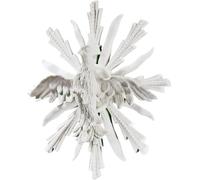 Design Toscano PD3134 Sculpture Murale de Colombe de la Paix du Saint Esprit Blanc 7,5 x 35,5 x 35,5 cm