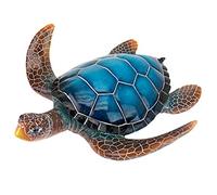 Design Toscano QL59584 Blue sea turtle statue: large, colorful