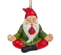 Design Toscano QM17010 Boule de Noël - Jardin Gnomes Figurine - Zen Garden Gnomes - Méditer Statues Gnome