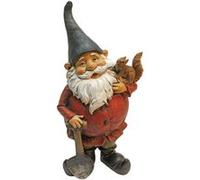 Design Toscano QM211241 Garden Gnome Statue - Digger Gnome - Jardin extérieur Gnomes - Statues drôle Gnome Lawn G