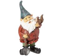 Design Toscano QM211241 Garden Gnome Statue - Digger Gnome - Jardin extérieur Gnomes - Statues drôle Gnome Lawn