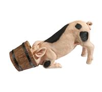 Design Toscano QM22420 Statue de Porcinet Tête dans Sceau Résine