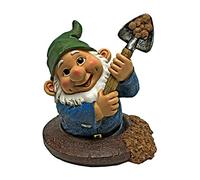 Design Toscano QM2469600 Pelletage Sam, le Jardin Gnome Statue, Multicolore, 19 x 21.5 x 25.5 cm