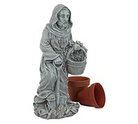 Design Toscano Saint Fiacre, le Saint patron des jardiniers