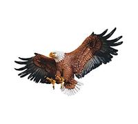 Design Toscano Pygargue à Tête Blanche Fierté de la Liberté Américaine Sculpture Murale Patriotique, Grand 78.75 cm, polyrésine, palette complète de couleur