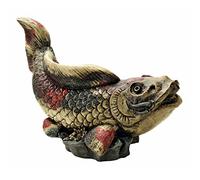Design Toscano Statue de poisson Koi asiatique avec tuyau