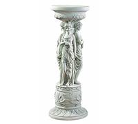 Design Toscano Support pour plante piédestal néoclassique manoir Chatsworth