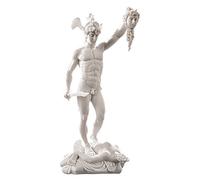 Design Toscano WU72918 Perseus décapite Méduse Statue Blanc 16,5 x 12,5 x 30,5 cm