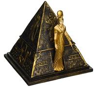 Design Toscano WU74577 Sculpture de la Boîte aux Trésors de la Pyramide de la déesse Isis d’Égypte Multicolore 16,5 x 16,5 x 16,5 cm