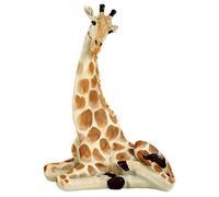Design Toscano Zari la Girafe au Repos Statue Africaine de Décor de Jardin, 51 cm, polyrésine, palette complète de couleur